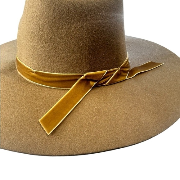 NEW Rare Wyeth velvet moss rancher hat wool structured main image 5